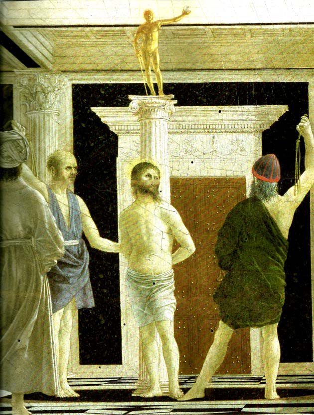 the flagellation, detail